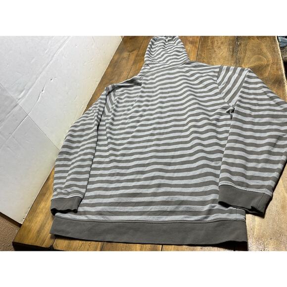 Kimes Ranch Hoodie Mens 2XL Gray Henley Striped Sweater Western Work Cowboy - Picture 9 of 9